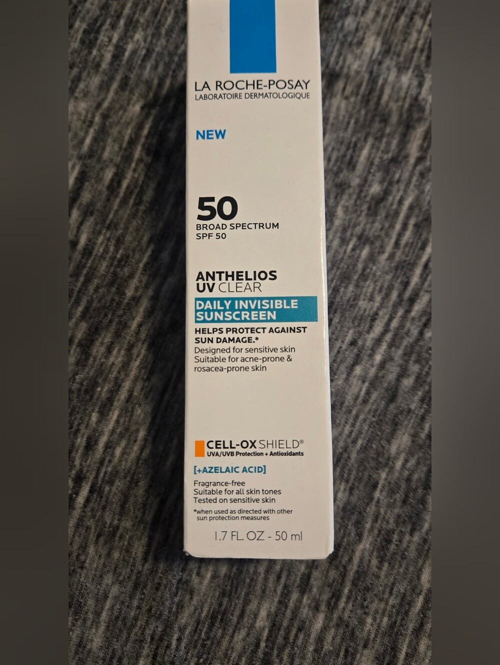 BNIB La Roche Posay Antihelios UV Clear SPF  1.7 fl. oz